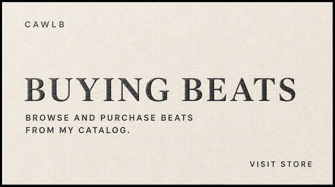 Buying Beats business card